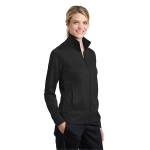 Sport-Tek Ladies Sport-Wick Fleece Full-Zip Jacket.