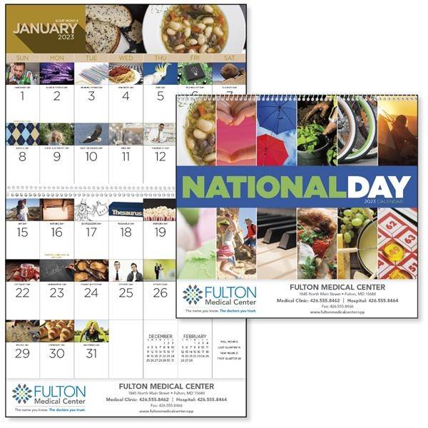 Spiral National Day 2023 Calendar | Western Associates Inc. - Employee