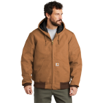 Carhartt® Tall Quilted-Flannel-Lined Duck Active Jacket